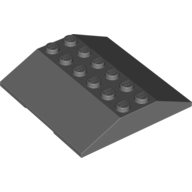 Lego kostka (kostička) 6x6 sklon (šikmá) 33° oboustranná, tmavě modro šedá (4227194, 6008547)